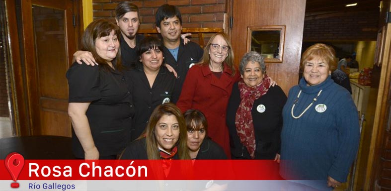 Rosa Chacón y Alicia Kirchner