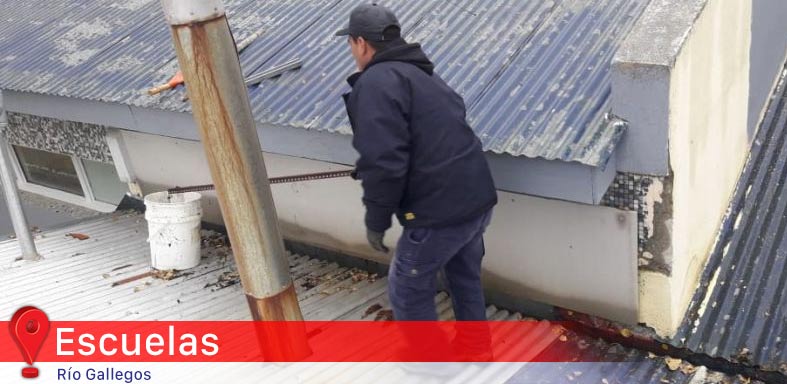 Realizan tareas de mantenimiento en edificios escolares