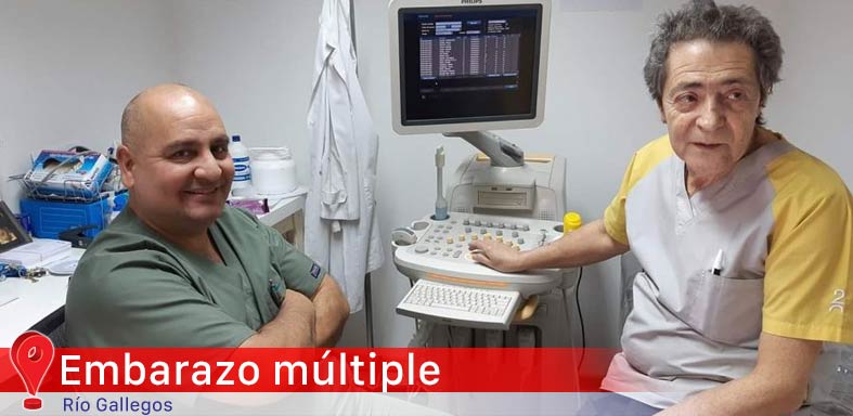 Dr. José Gómez Maidana y el Dr. Antonio Díaz