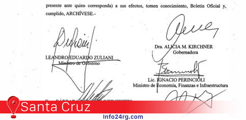 Decreto Alicia Kirchner