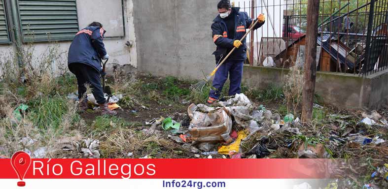 Limpieza en Río Gallegos