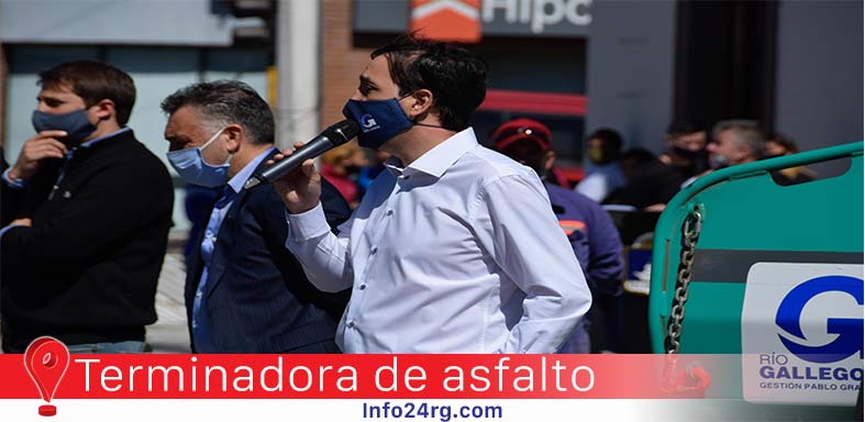 Nueva terminadora de asfalto
