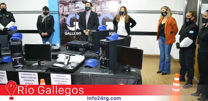 Entrega de equipamiento transito municipal
