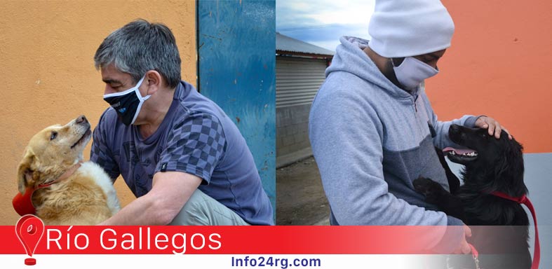 Rubio y Toby fueron recibidos por su nueva familia
