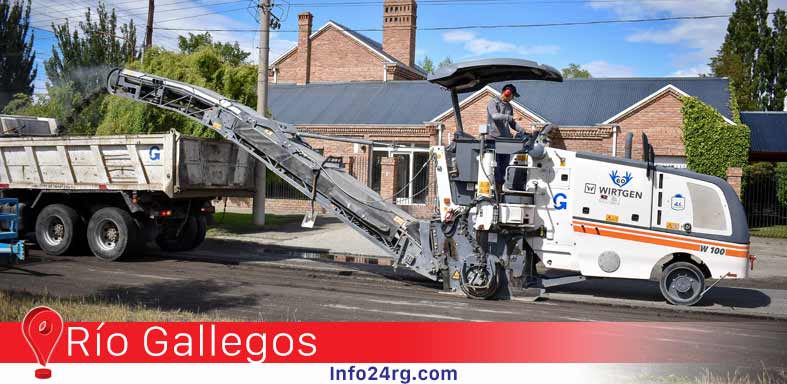 obras en distintos puntos de la ciudad