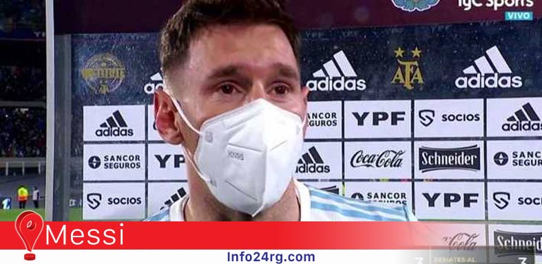 Messi Emocionado
