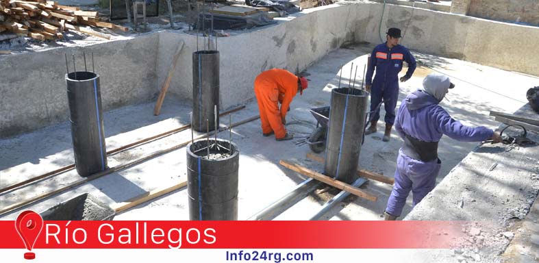 Trabajos en la ciudad de Río Gallegos