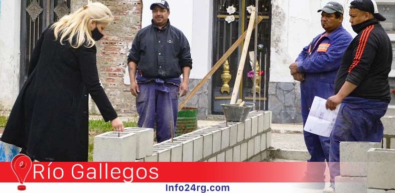 obras en el cementerio capitalino