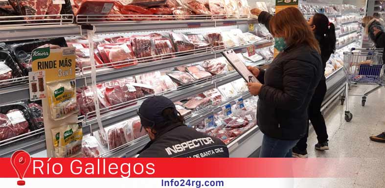 Inspectores realizaron controles de precios en supermercados