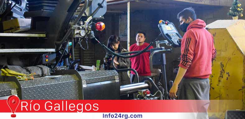 Terminadora de asfalto Río Gallegos