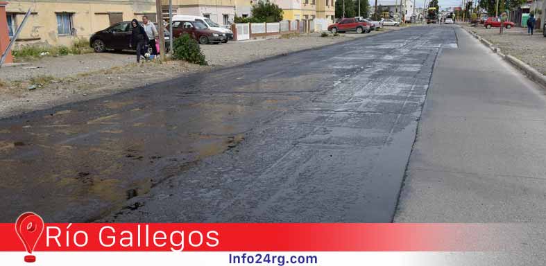 asfaltado y diversas obras en la ciudad