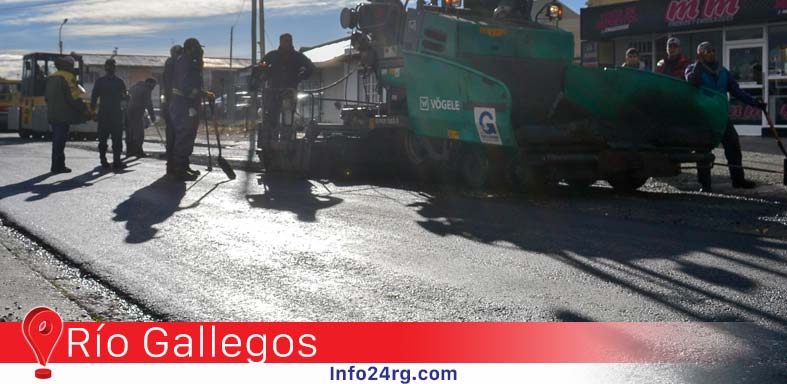 Mejoran calzada sobre calle Urquiza