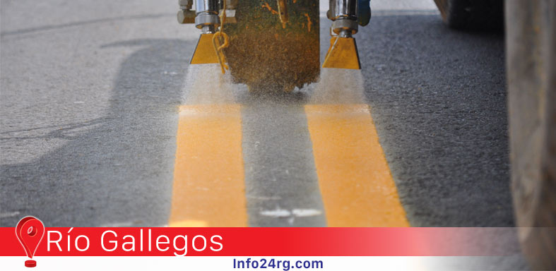 demarcación horizontal de la Autovía