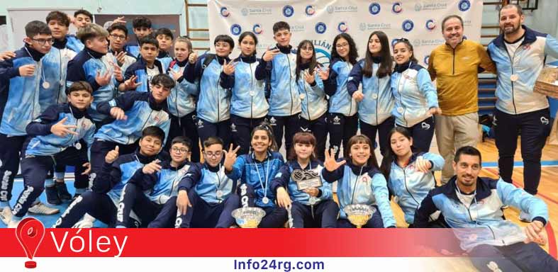 Santa Cruz se quedó con el tercero puesto en el Torneo Patagónico de Vóley Sub14