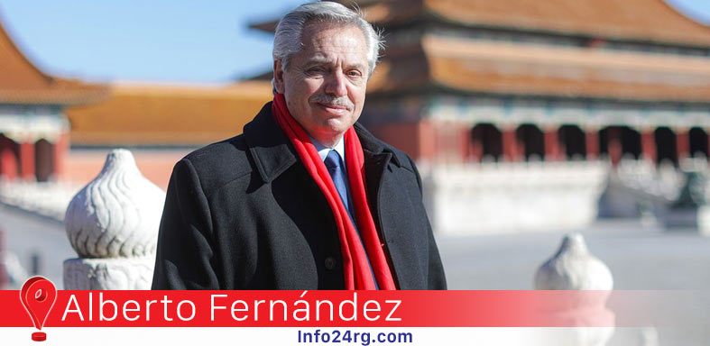 Alberto Fernández en Beijing