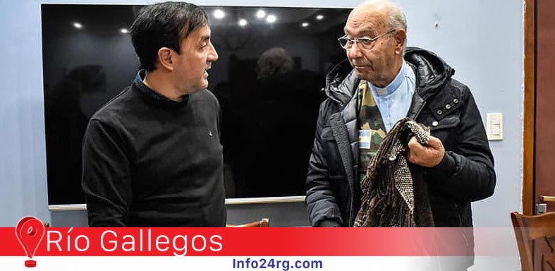 Grasso recibió a Vicente Martínez Torrens