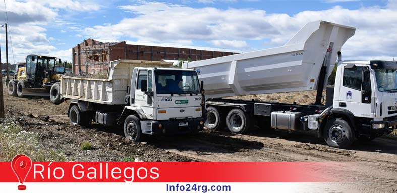trabajos de mejoramiento de la capital santacruceña