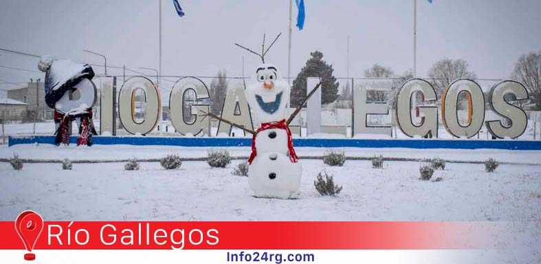 Nieve en Río Gallegos