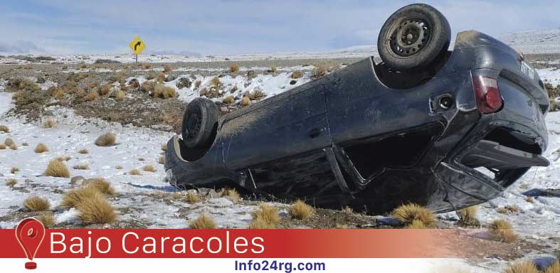 vuelcan en Ruta Nacional N° 40