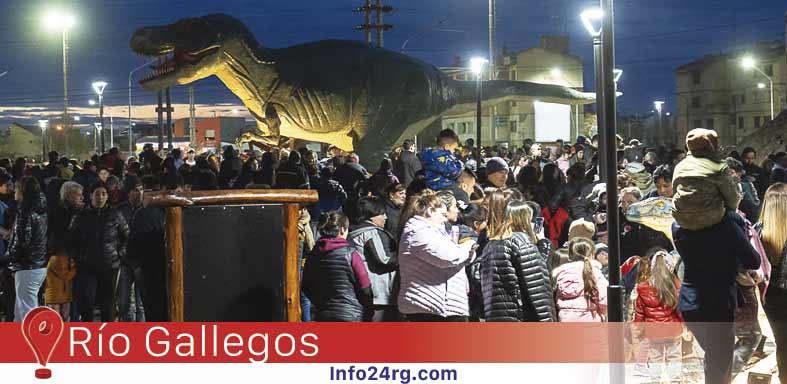 Río Gallegos ya tiene su "Parque de Dinosaurios"
