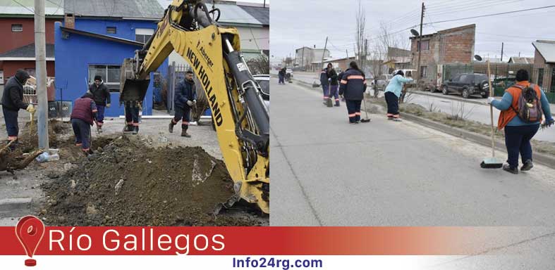 Operativos de limpieza y reparación de red cloacal 