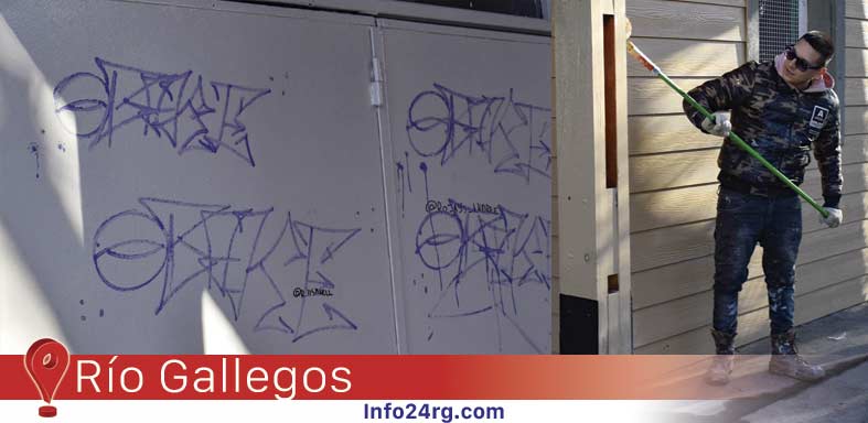 vandalizan espacios públicos