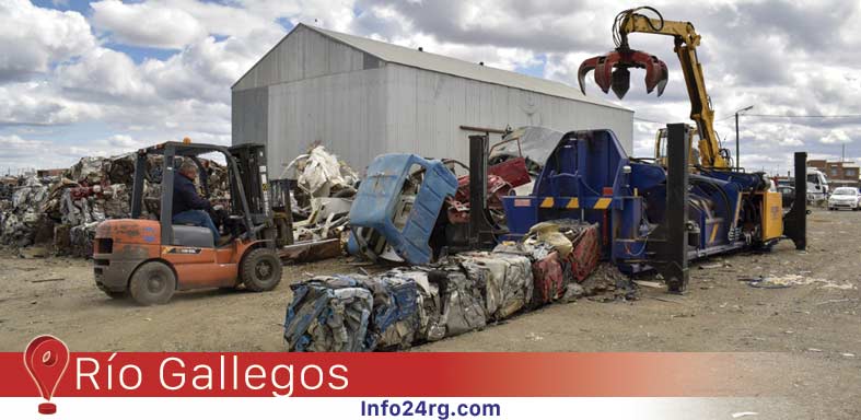 Retiran otras 300 toneladas de chatarra en Río Gallegos