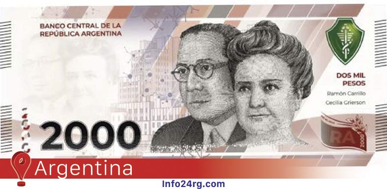 billete de 2.000 pesos