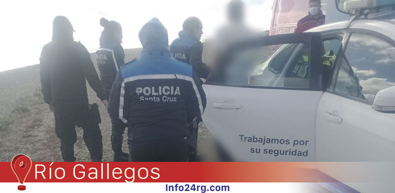 Intervención policial y médica evita tragedia