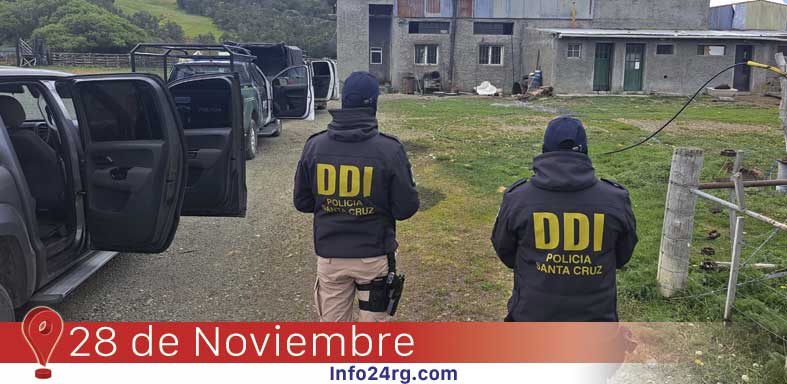 detenidos por robo de armas