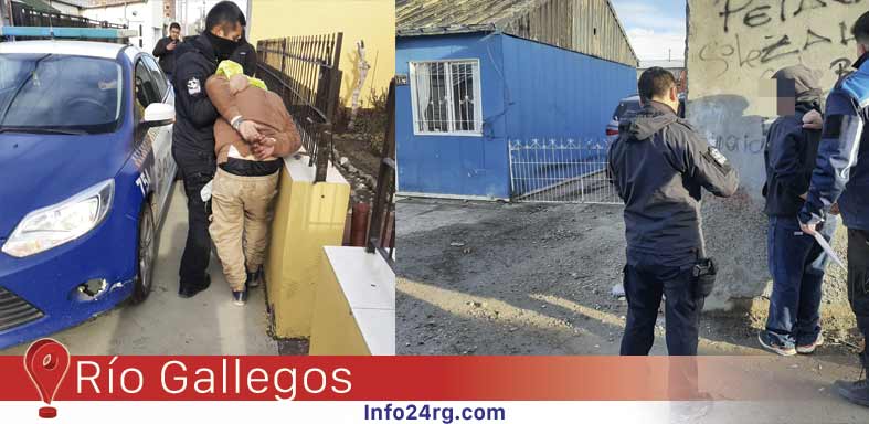 Dos masculinos detenidos