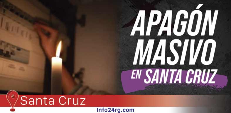 Santa Cruz hará un apagón en rechazo a los tarifazos