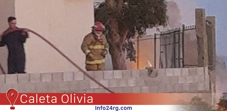 Incendio Caleta Olivia