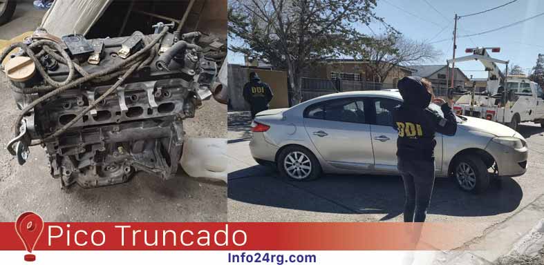 Operativo policial en Pico Truncado