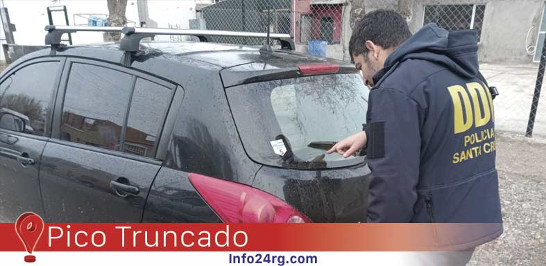 Encuentran en Pico Truncado un vehículo robado