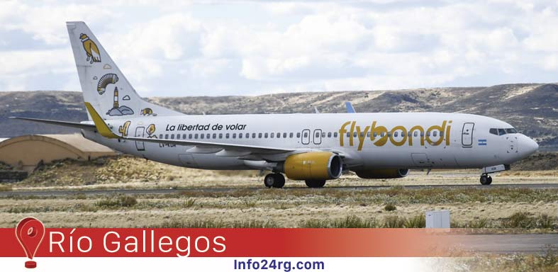 Flybondi llega a Río Gallegos