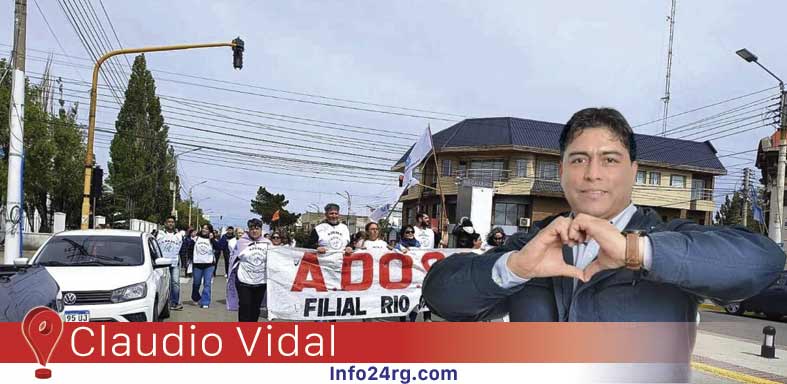Claudio Vidal ofrece un kilo de carne a los docentes Santacruceños