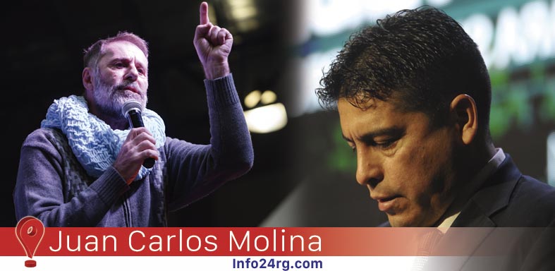 Juan Carlos Molina cruzó a Claudio Vidal