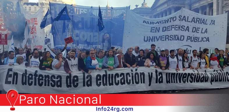 paro masivo en las universidades