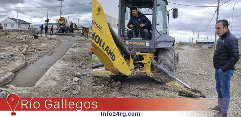 Pablo Grasso supervisó el avance de obras