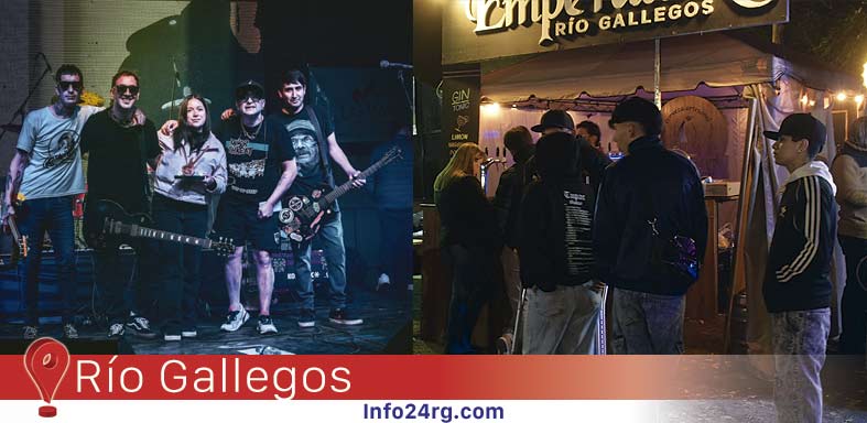 El Gallegos Rock encendió la noche patagónica: música, birra y resistencia al frío en clave local