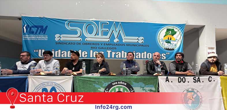 Santa Cruz: sindicatos y trabajadores convocan a marchar el 18 