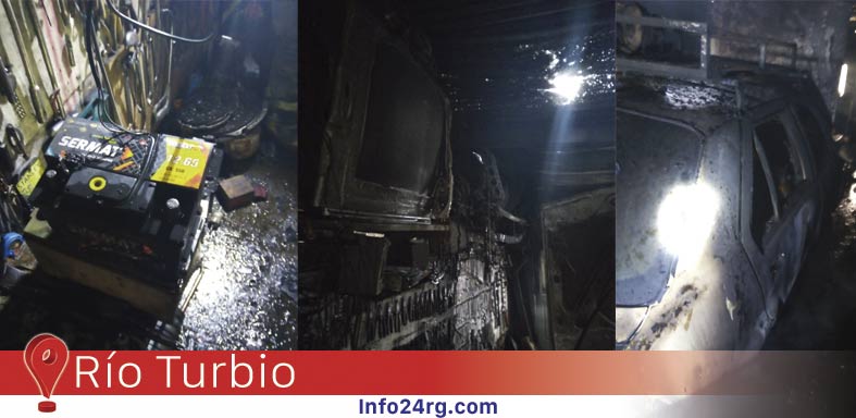 Bomberos de Río Turbio controlaron un incendio