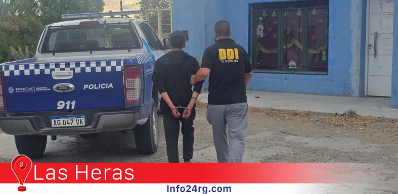 Robo y droga en Las Heras