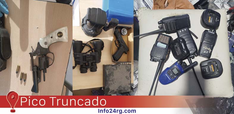 incautan armas, cobre robado y cocaína