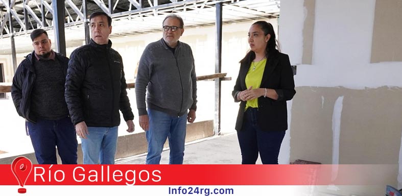 Grasso supervisó la obra en etapa final