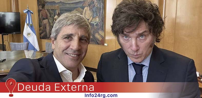 Caputo y Milei 