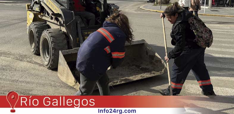Río Gallegos intensifica el mantenimiento urbano