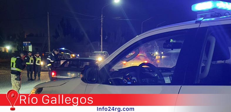 Operativo de seguridad en Río Gallegos