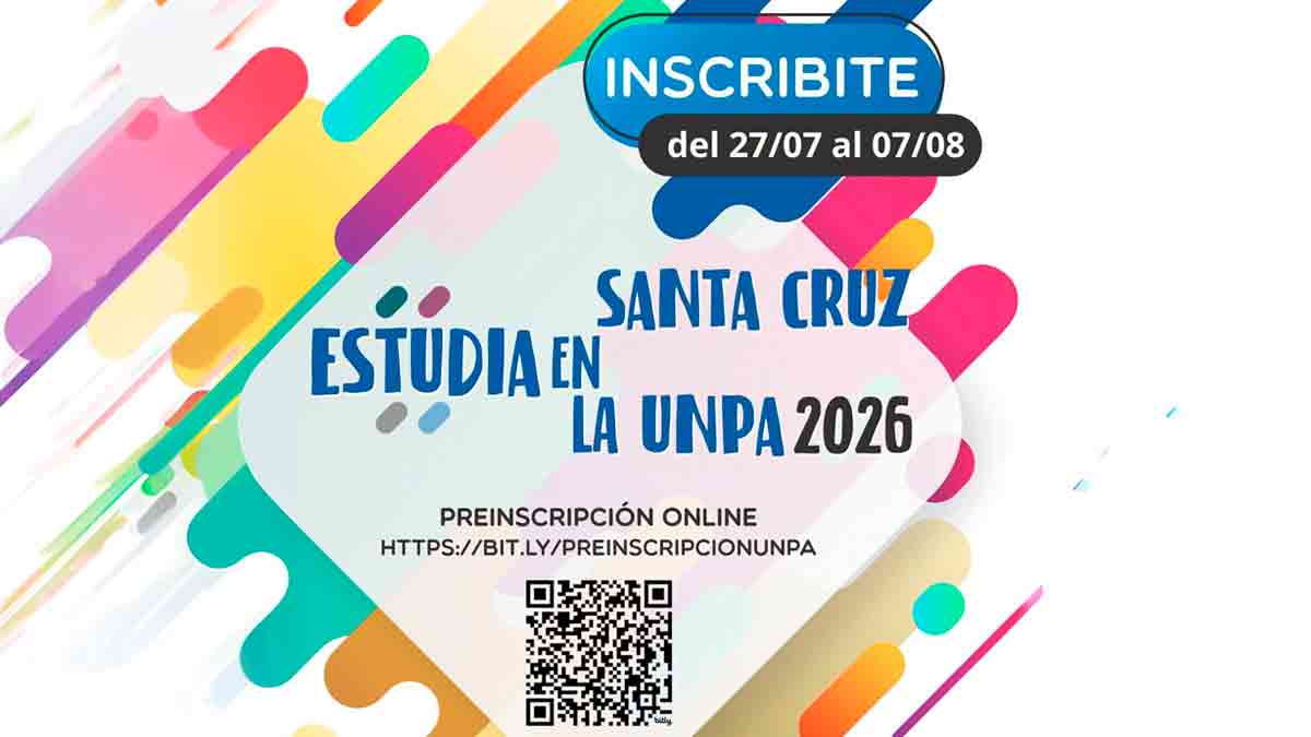 La UNPA abre una nueva inscripción para empezar a cursar en el segundo cuatrimestre